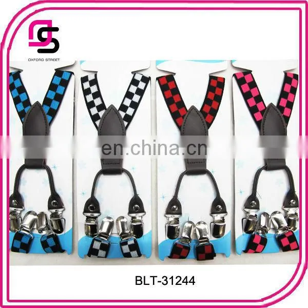 Kids solid colour suspender lovely suspender student suspender