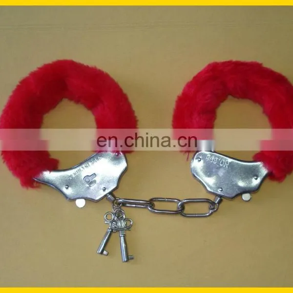 Electronic Crystal Rhinestone Handcuff With Black / Red / Pink Plush photo-3