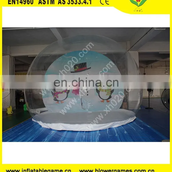 Custom Christmas Decorations Giant Inflatable Human Size Snow Globe With the Frame photo-4
