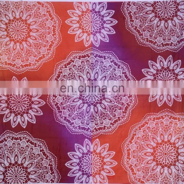 Indian 2017 Galaxy Ombre Mandala Handmade Queen Size Tapestry Wall Hanging Bedspread photo-2
