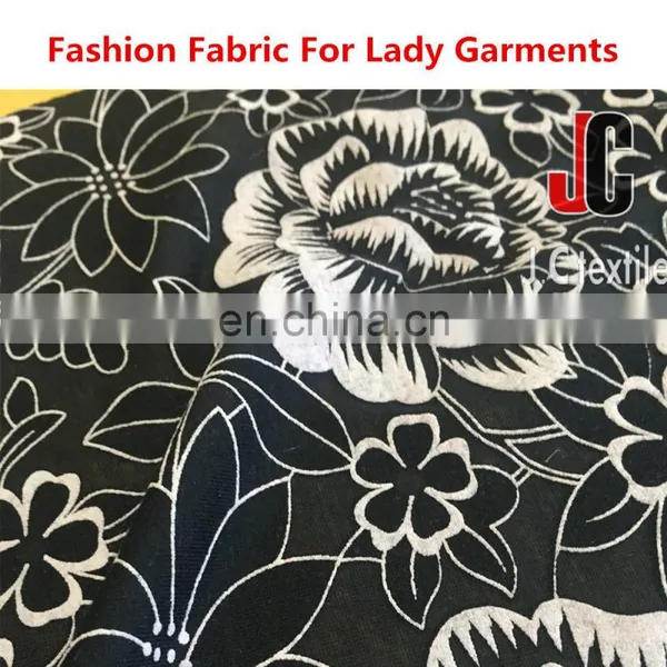 65%terylene 35%rayon Knit Jersey Burnout Fabric High Quality Fabric photo-2