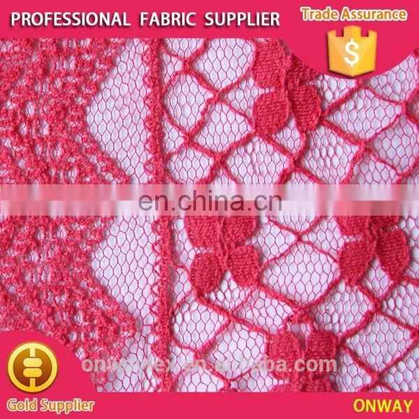 New Design Burnt-out Polyester/cotton Solid Lace for All Ladies' Garment photo-2