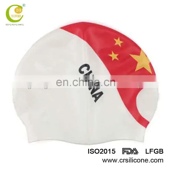 Custom Logo Adult Kid Size Silicone Swim Cap,professional Swimming Cap DR Manufacturer photo-3