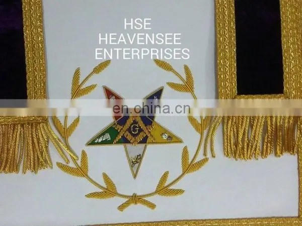 MASONIC REGALIA GRAND PATRON APRON PURPLE photo-2