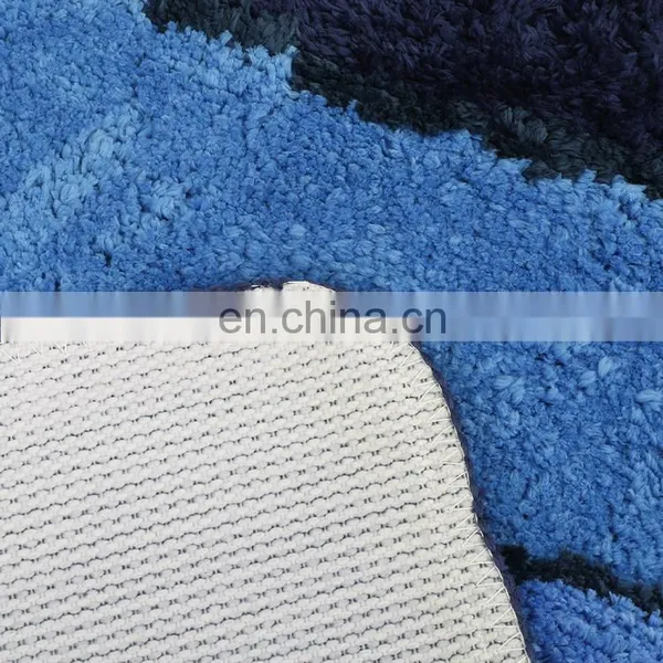 Wholesale New Arrival Comfortable Cheap Absorb Water Anti Slip Shaggy Bath Mat photo-3