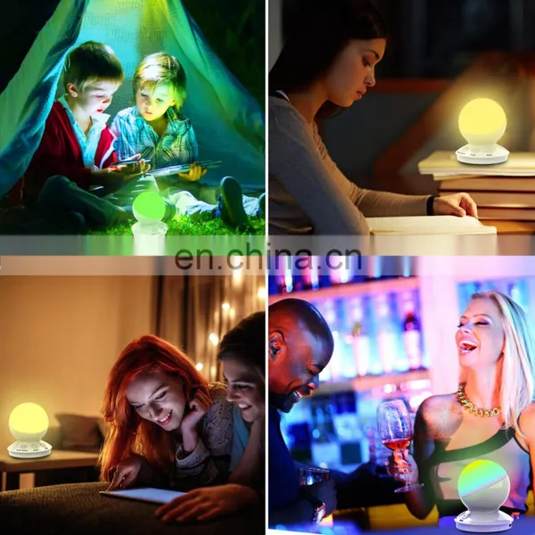 LED Multi Color Voice Sensor Baby Sleeping Night Light Soft Eye Protection With Usb Charging Light for Children photo-5