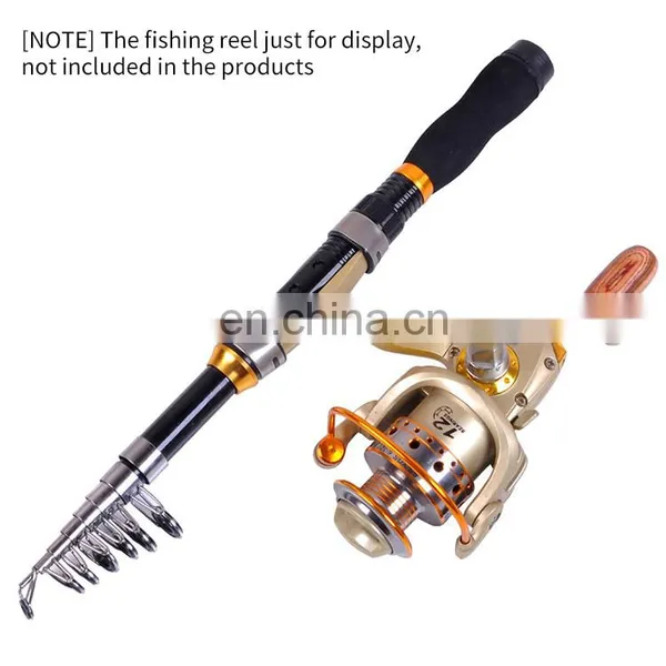 Hot Sale High Quality Ice Fishing Rod 1-2.3m Mini Telescopic Rod Fiber Glass Fishing/ Fishing Rod photo-4