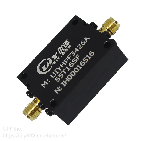Communication Equipment 5.5-16GHz RF High Pass Filter