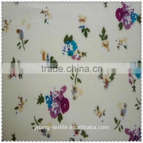 Rayon printed pattern fabric