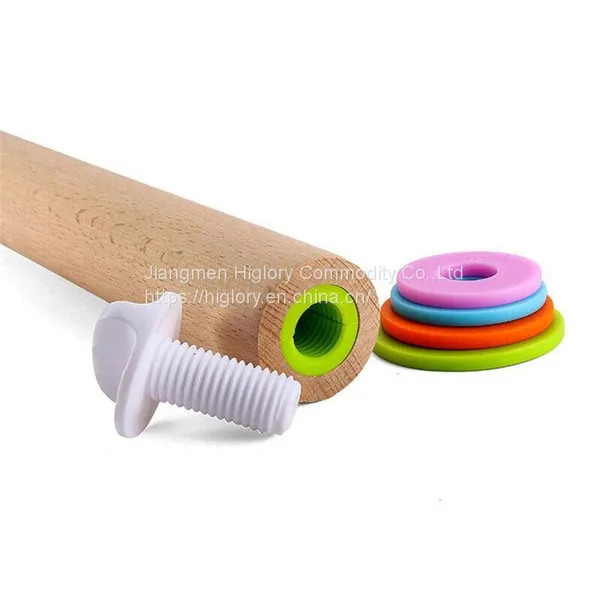Kitchen Adjustable Rolling Pin for Flat Dough Wooden Rolling Pin and Pastry Board for Baking Tools photo-3