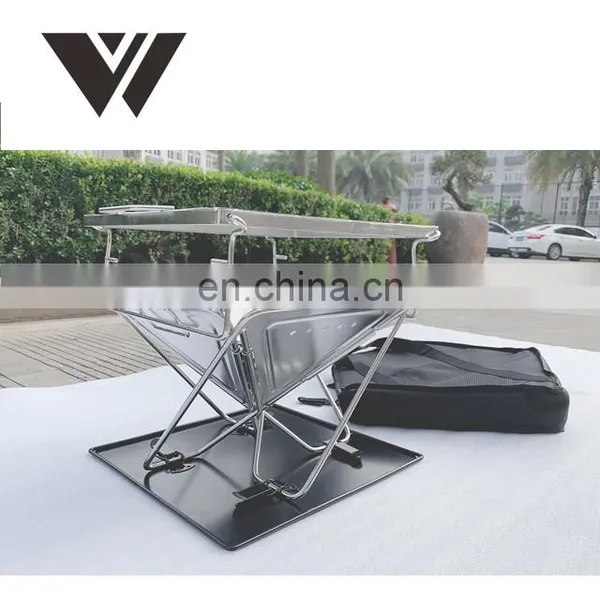 Portable Outdoor Camping Stove Bonfire Propane Fire Pit Fireplace Grill photo-2