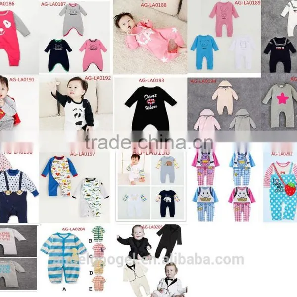 Wholesale Organic Cotton Baby Sleep Jumpsuit Uniform AG-LA List-6