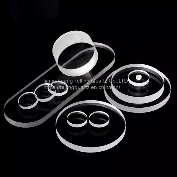 Customized All Size Heat Resistant High Transmittance UV Optical Transparent Thin OEM Square Quartz Glass Plate for Lamp