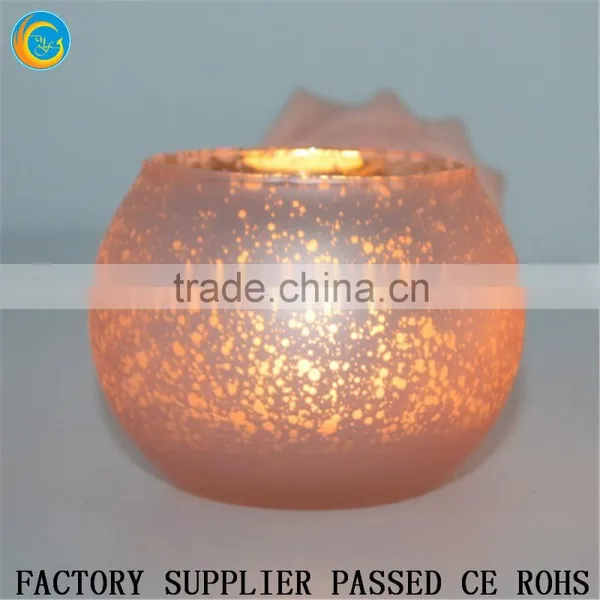 Rose Gold Glass Ball Candle Holder Moroccan for Wedding Decoration Quality Choice photo-2