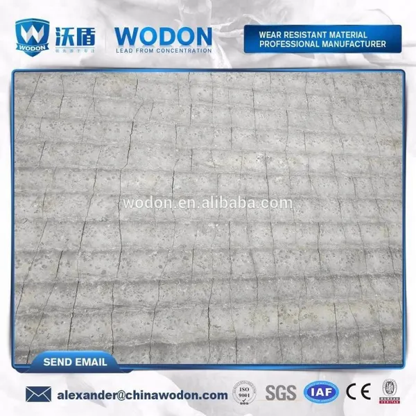 High Resistant and Impact Chromium Carbide Overlay Wear Resistant Plate Bimetal Chute Liners photo-2