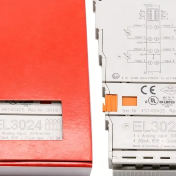 BECKHOFF EL3024 EtherCAT 4 Channel Analog Input Module 4-20mA Current Input Differential Industrial Automation IO Terminal PLC Module photo-4