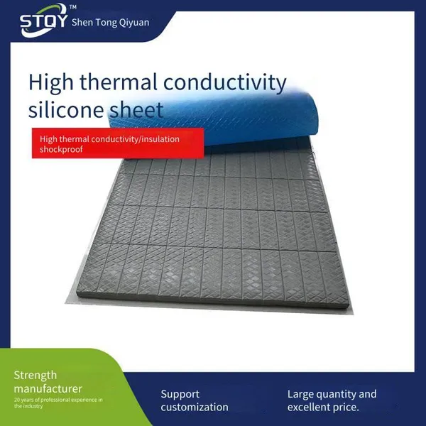Shentong Qiyuan High-temperature-resistant Silicone Sheets for Heat Dissipation With Flexible Sizes for Photovoltaic Module Heat Dissipation photo-5