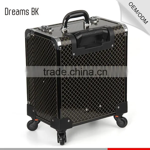 PVC Cosmetic Display Case Makeup Case With Trays photo-3