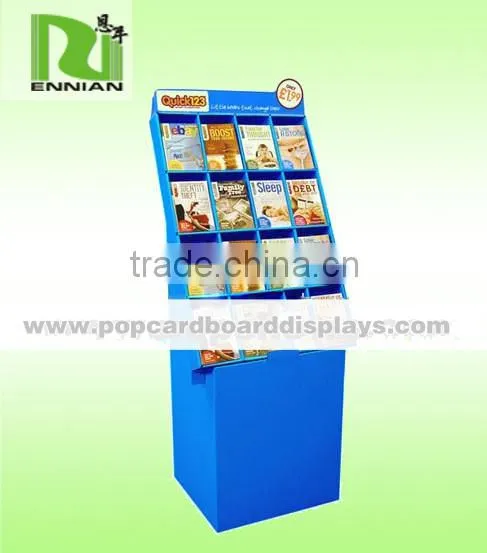 Colorful Promoting Cardboard Pallet Display Stand For Book