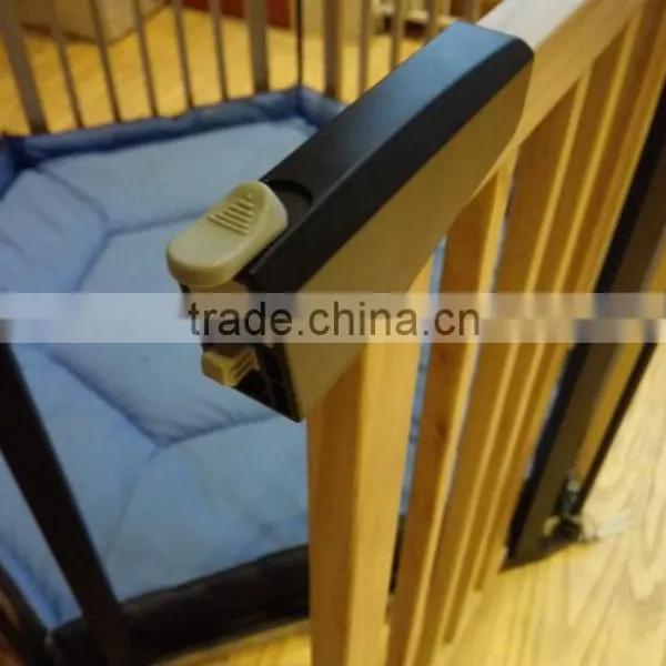 Wooden and Metal Baby Folding Playpen photo-6