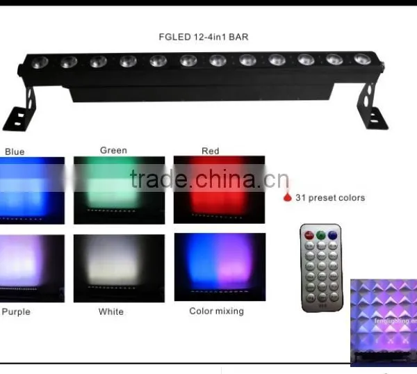 Best Selling in America 12PCS 4in1 RGWB/A Bar Light Led Stage Uplight for Party photo-2