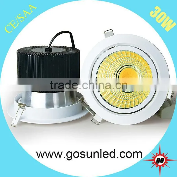 Epistar/Cree Chips Recessed 30W COB LED Ceiling Downlight