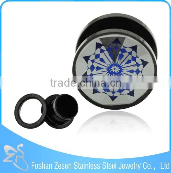 Brand Name Wholesale Fashion Jewelry Stainless Steel Earrings Tunnels photo-3