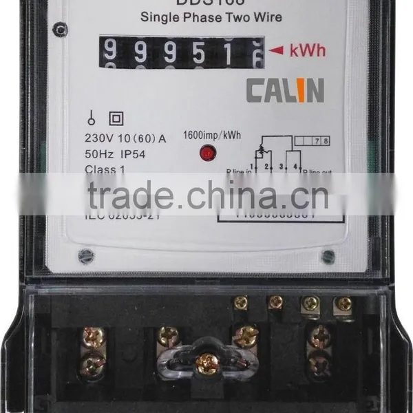 Single Phase Register Display Electricity Meter photo-2