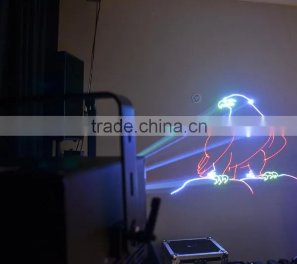 2016 RGB Multi Color Text Laser Projector Animation Laser Light 3W photo-6