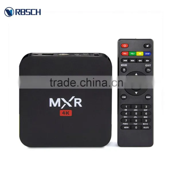 2016 Hot selling MXR RK3229 Quad core Android TV BOX OTT TV BOX