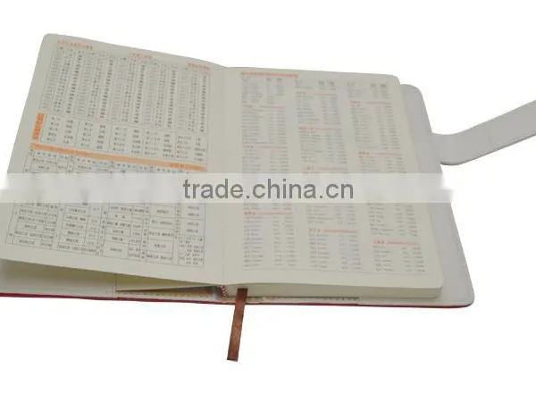 Custom High Quality School Eco Leather Notebook Agenda Journal Planner photo-5