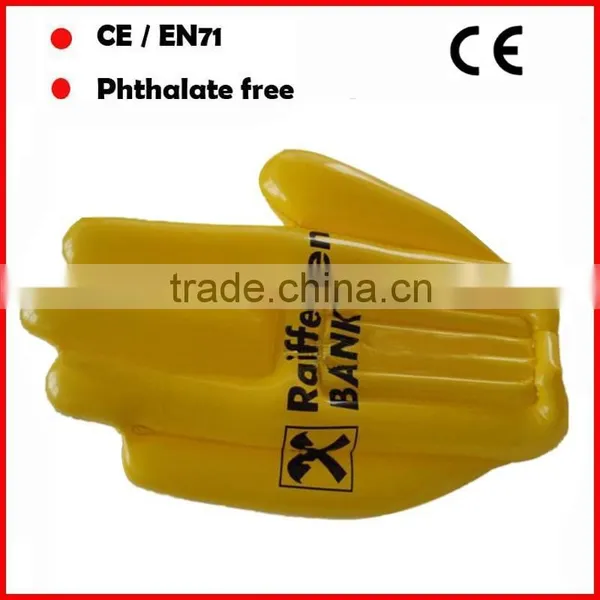 National Flag Printed Inflatable Hands for Promotional photo-2
