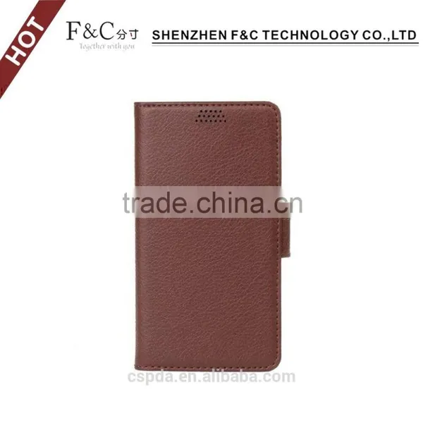 Premium Litchi Pattern pu Leather Wallet Flip Cover for Sony Xperia X Phone With Stand Feature photo-2