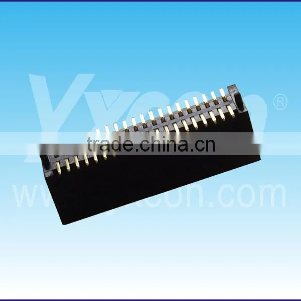 Made in China 1.27mm Pitch Vertical SMT Dual Row With Locating Pegs Box Header Connector photo-4