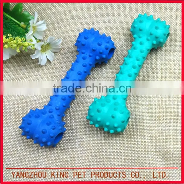 Factory Wholesale Rubber Dog Food Pet Toy Bone for Playing and Training photo-2