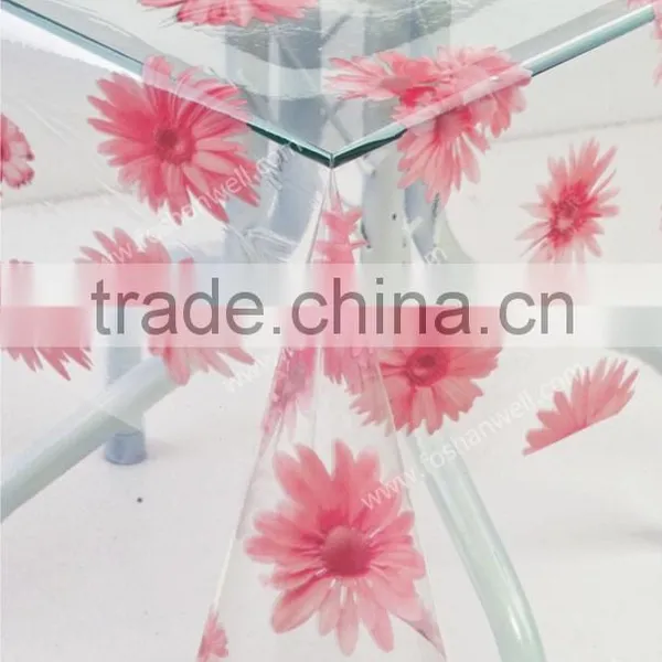 New Design Super Clear Transparent PVC Table Cloth In Roll For Decoration