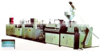 PVC Ceramic Tile Extruding Production Line Plastic Wavy Tile Making Machine