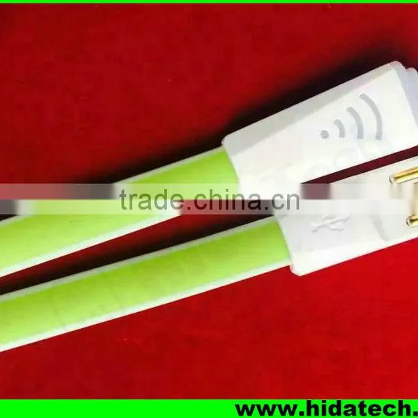 Hot Selling Flat Noodle USB Charging Cable Display the Power Quantity photo-3