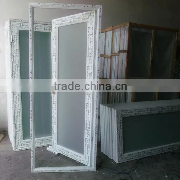 PVC Frosted Glass Interior Bathroom Doors,upvc/pvc Door,interior Door