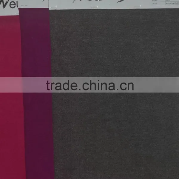 Heavy Weight Brushed Punto Roma Plain Dyed Knit Fabric photo-3