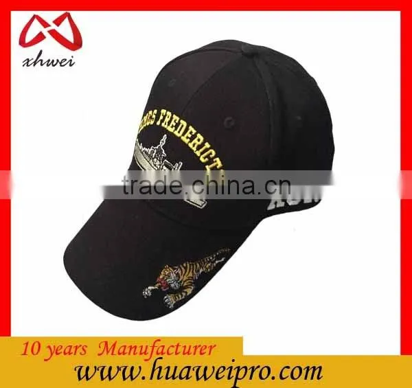 China Headwear Oem Embroidery Top Quality Golf Hat Short Bill Baseball Cap With Logo photo-5