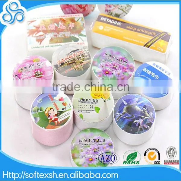 China Factory Direct Sell Promotional Gift Cotton Compressed Towels Custom photo-2