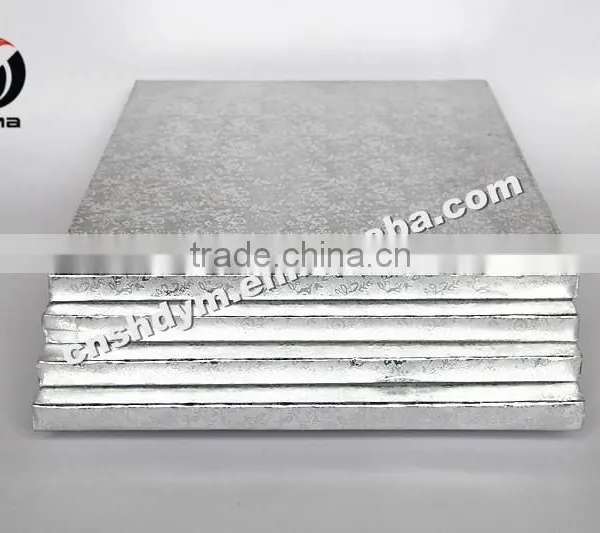 Rectangle High Quality Foil Corrugated Cake Drums photo-6