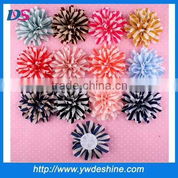 New Product Hot Sell Shabby Chiffon Flower for Girls H-535