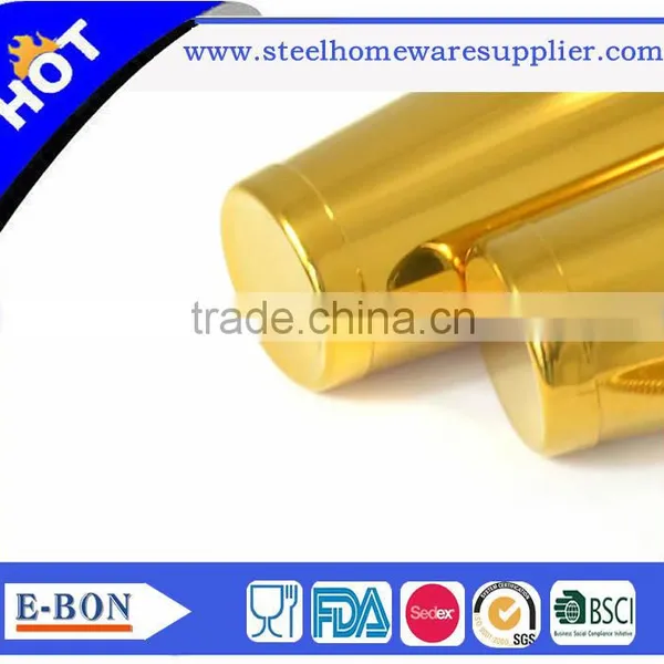 High Quality Stainless Steel Gold Plated 2pcs Boston Cocktail Shaker Set photo-5