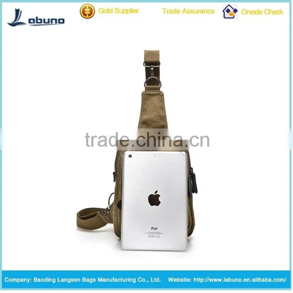 Cheap Fashion Canvas Chest Bag for Young Men photo-2