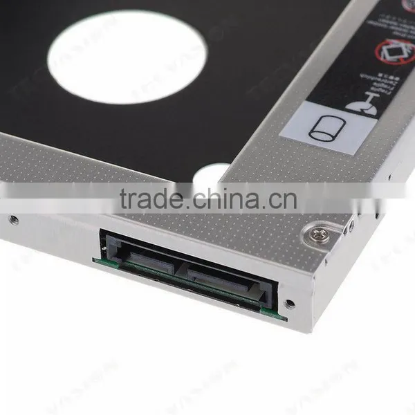 Aluminum 12.7mm 2nd Hard Drive DVD Bay Caddy SATA to SATA For Laptop Acer/Asus/Dell for Sony photo-3