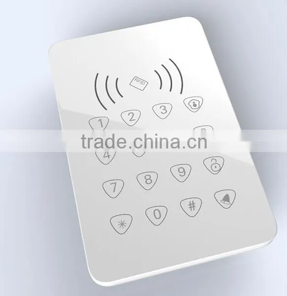 Wireless 4X4 numeric keypad with RFID Function