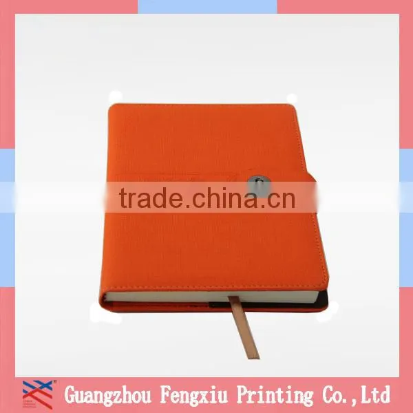 Colored 2016 A4 A5 A6 Sizes Leather Notebook Embossed photo-2