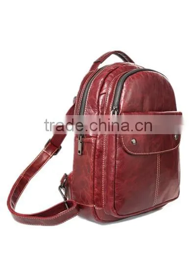 High End Travel Bag for Young Outside Brand Leather Trendy Backpack photo-2
